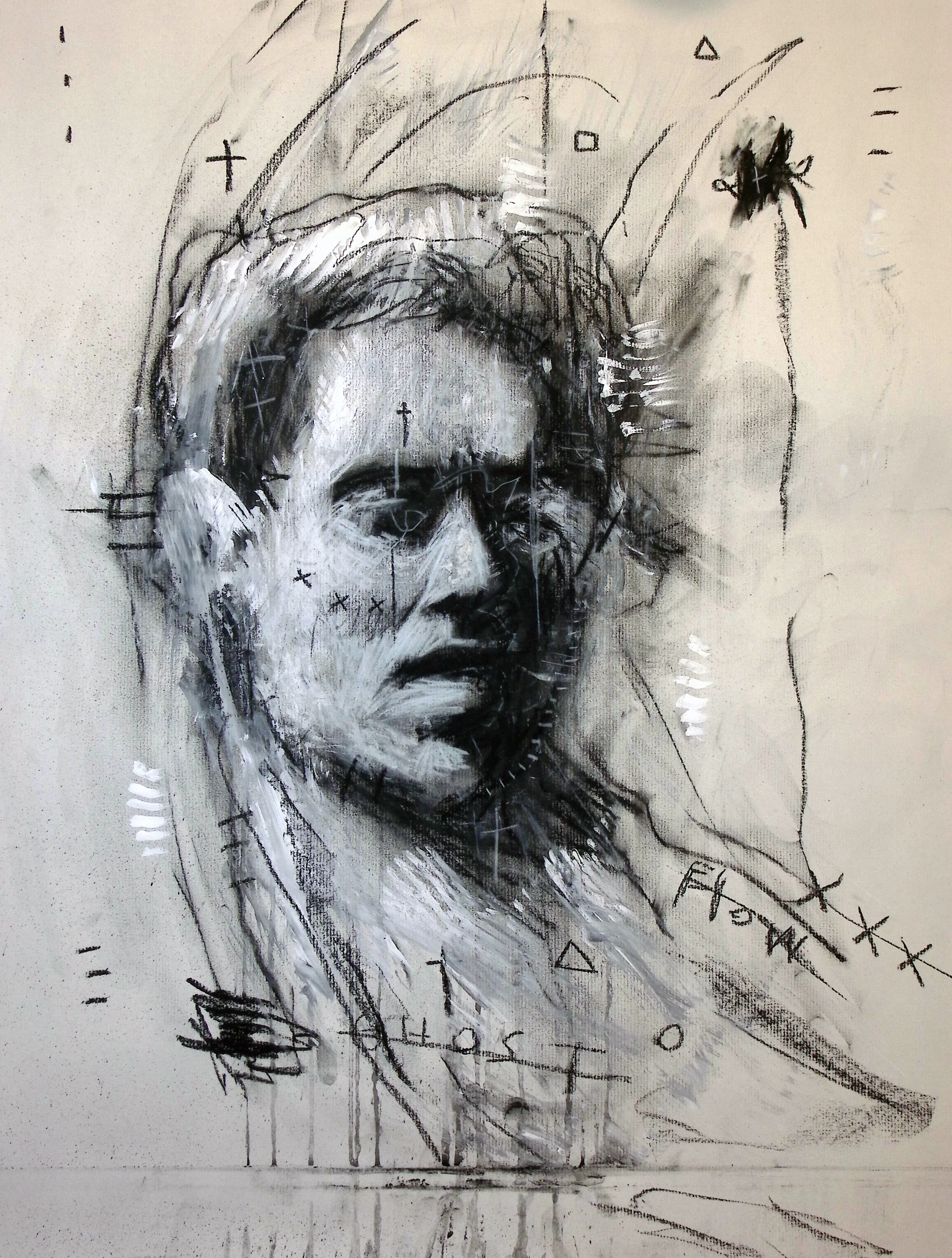 Mixed media portrait 10