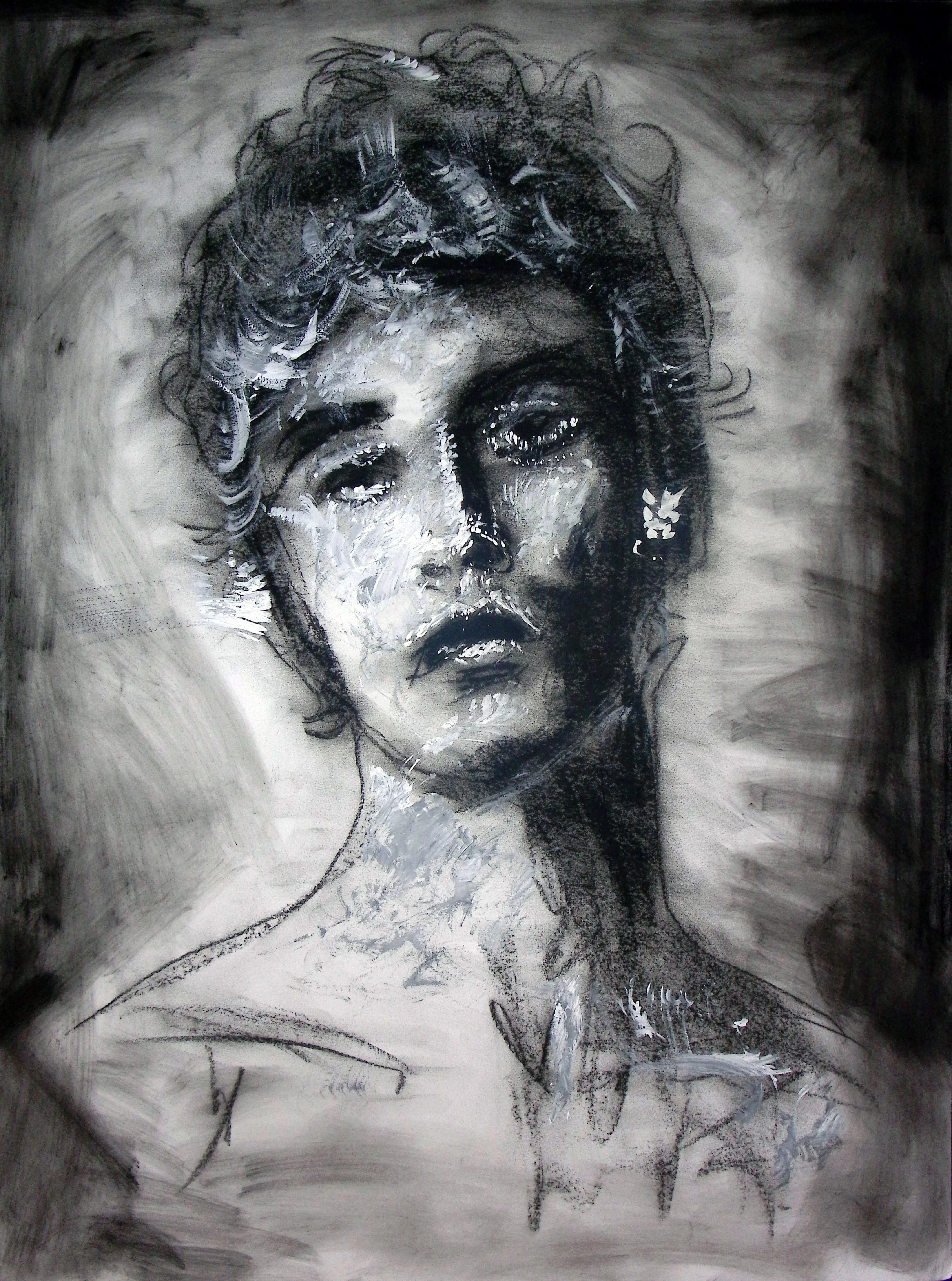 Mixed media portrait 14