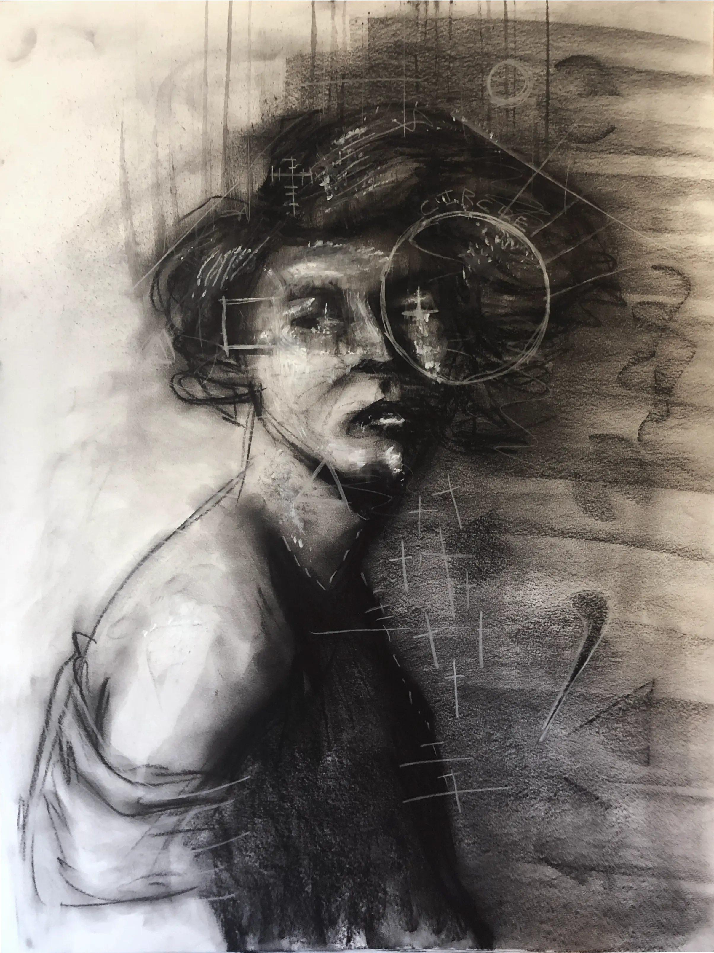 Mixed media portrait 2