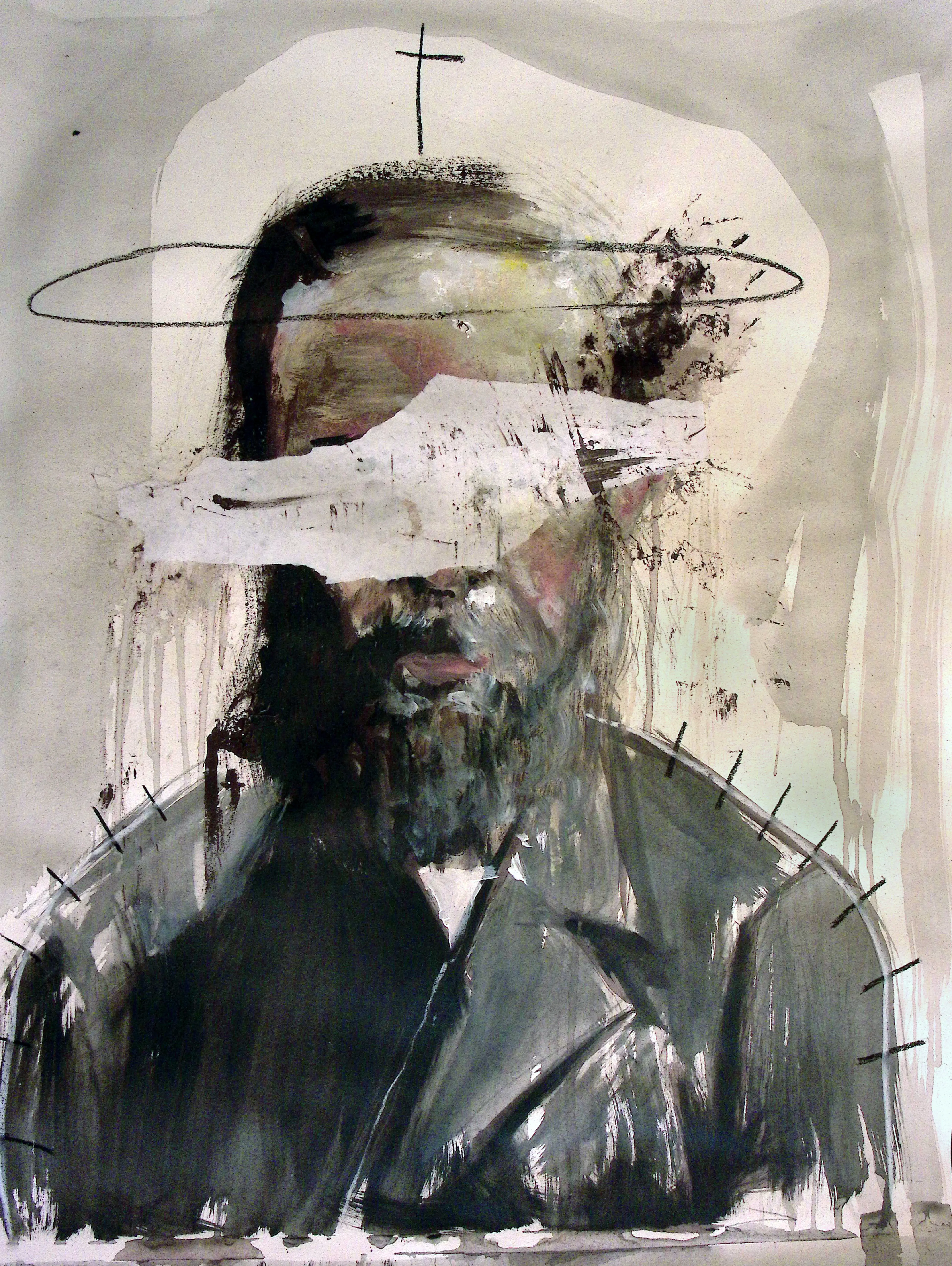 Mixed media portrait 3