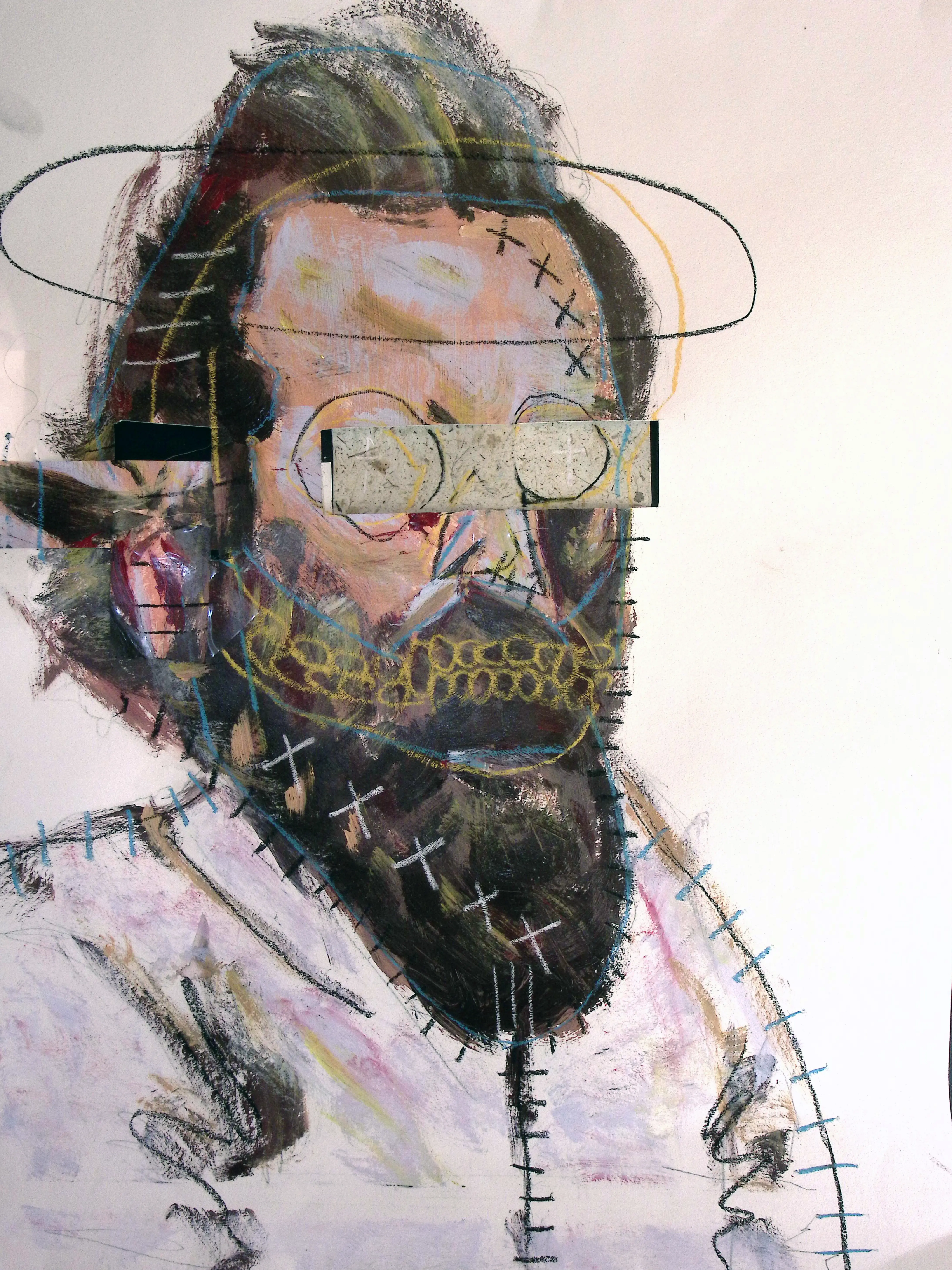 Mixed media portrait 6