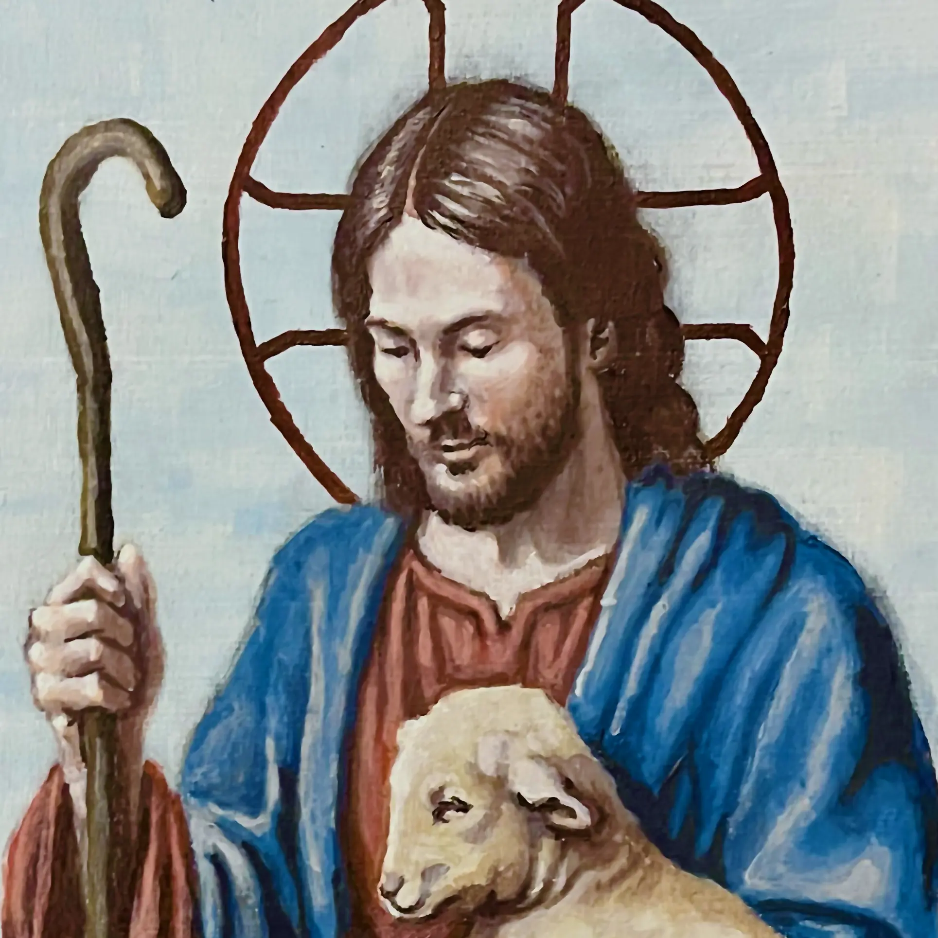 Good Shepherd painting