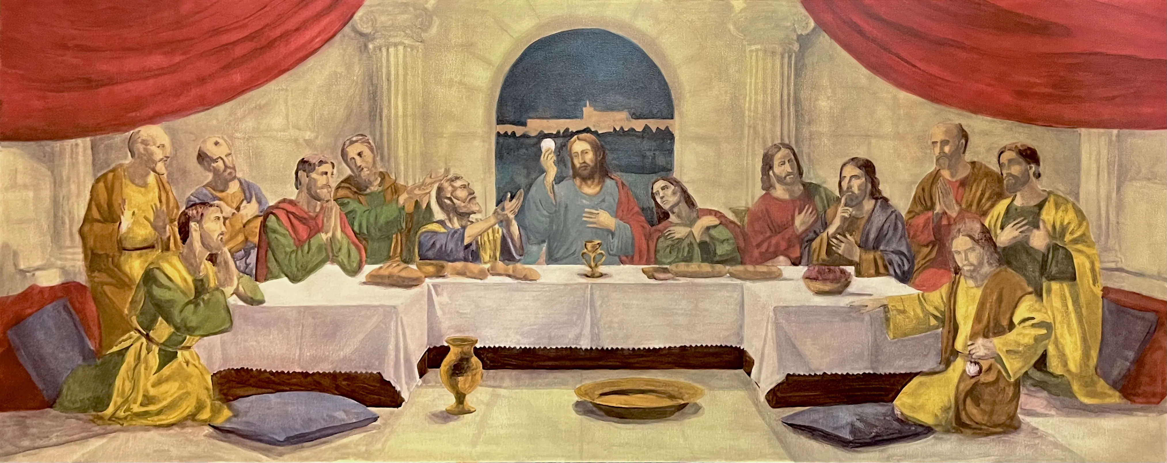 Last Supper painting.